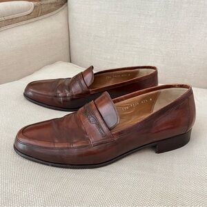 Gucci Vintage Loafers Brown Mens US 10 1/2 EU 43.5